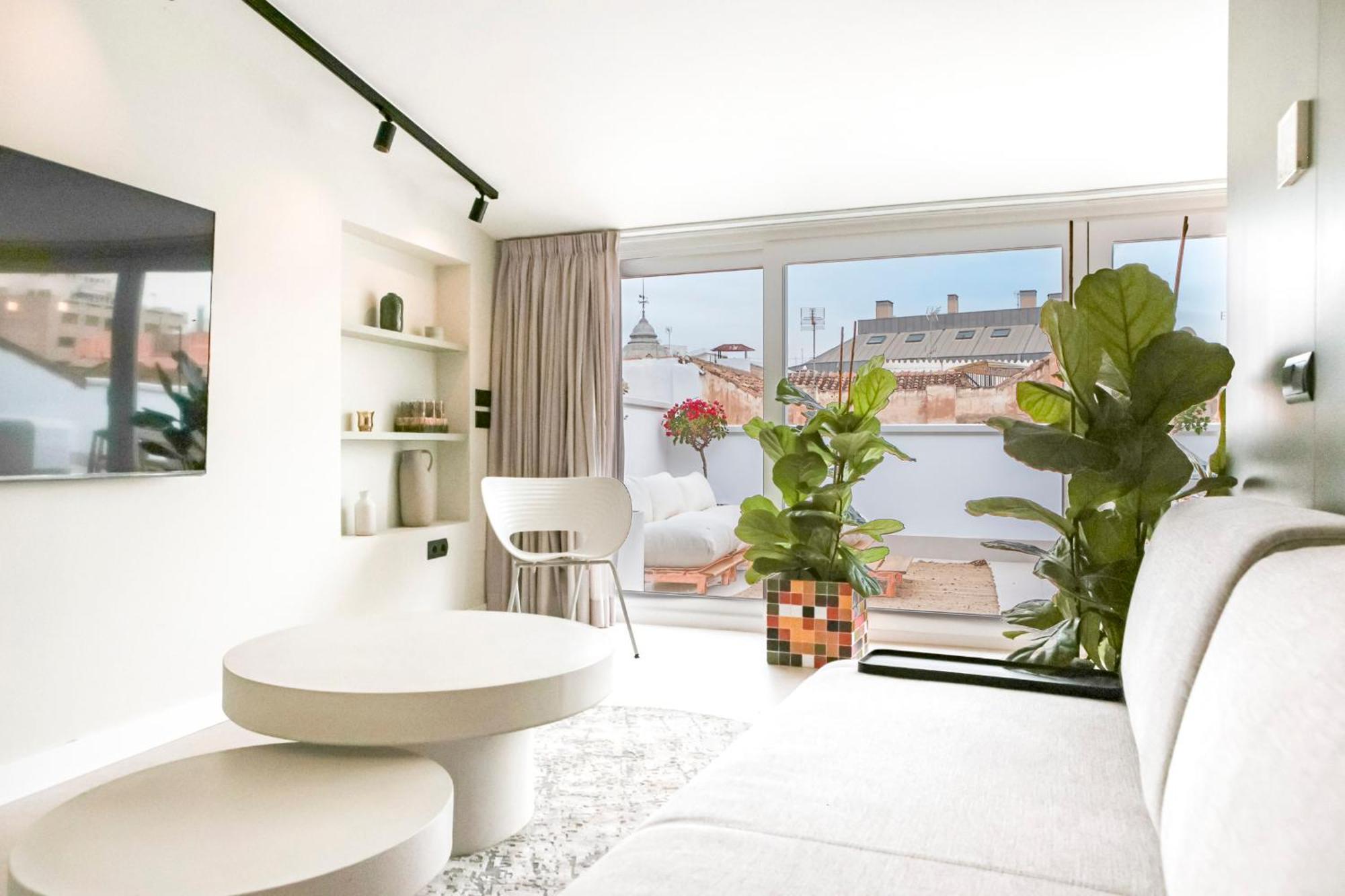 מאלגה Atarazanas Suite, Atico Con Terraza מראה חיצוני תמונה