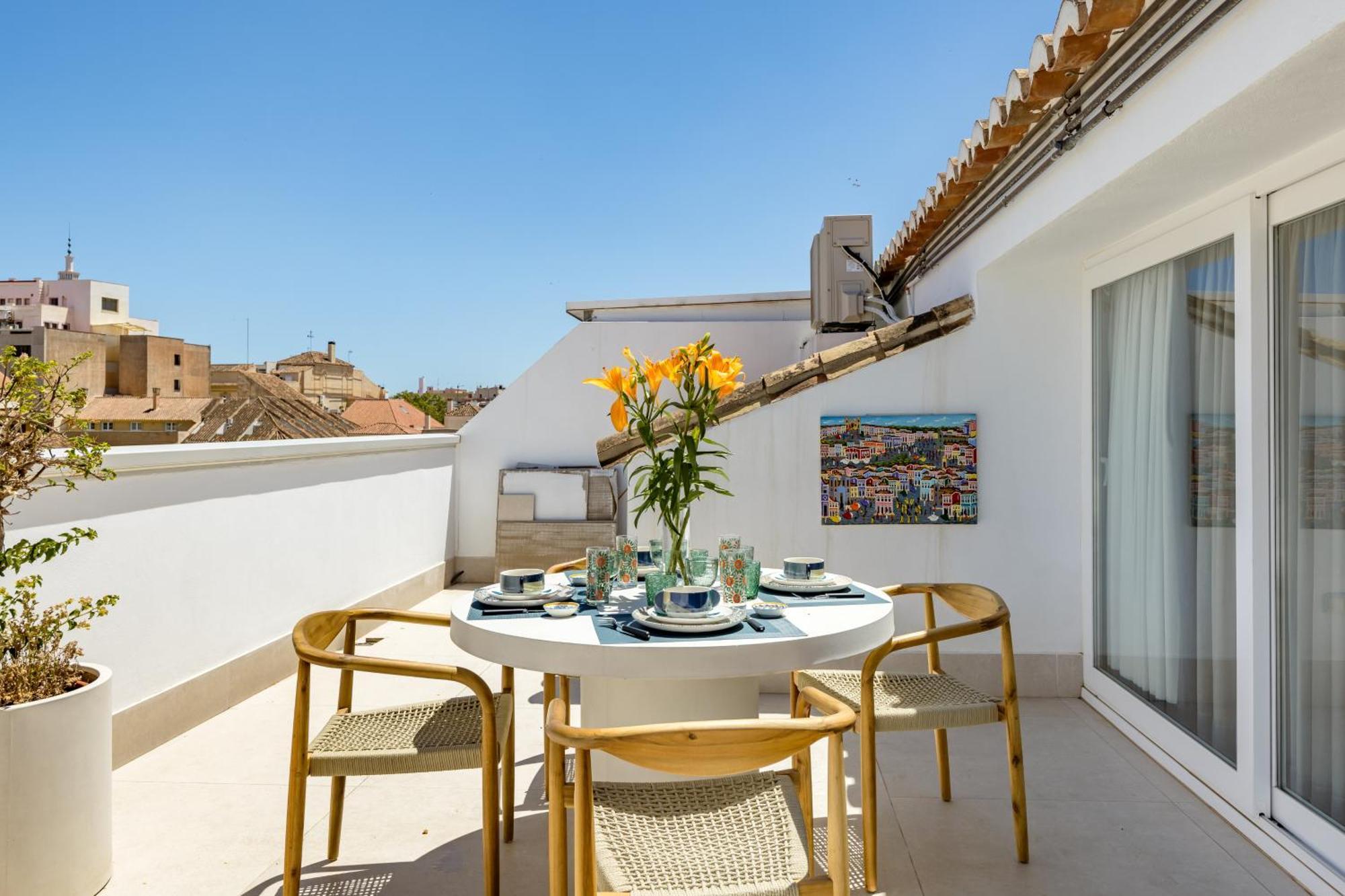מאלגה Atarazanas Suite, Atico Con Terraza מראה חיצוני תמונה
