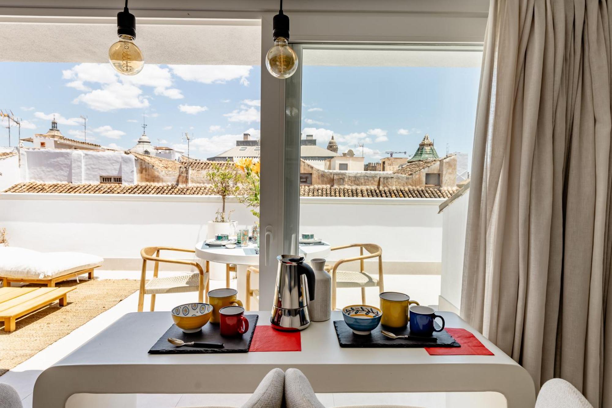 מאלגה Atarazanas Suite, Atico Con Terraza מראה חיצוני תמונה