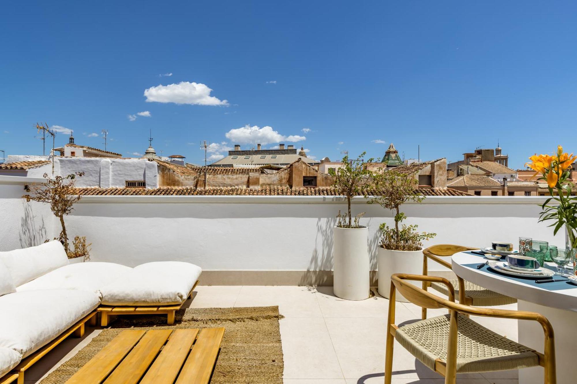 מאלגה Atarazanas Suite, Atico Con Terraza מראה חיצוני תמונה