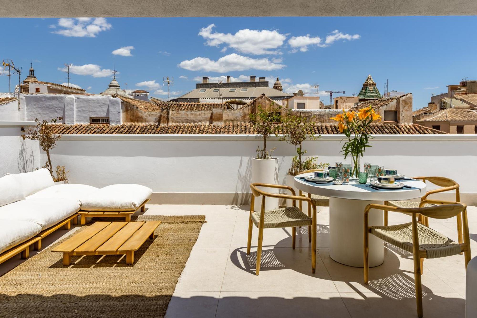מאלגה Atarazanas Suite, Atico Con Terraza מראה חיצוני תמונה